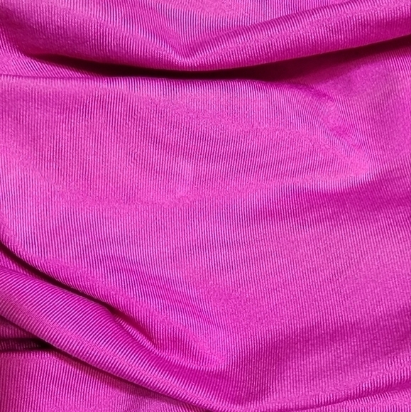 Calvin Klein Purple Pink Rouged Front One Piece Swimsuit Sz 8 - Picture 9 of 10